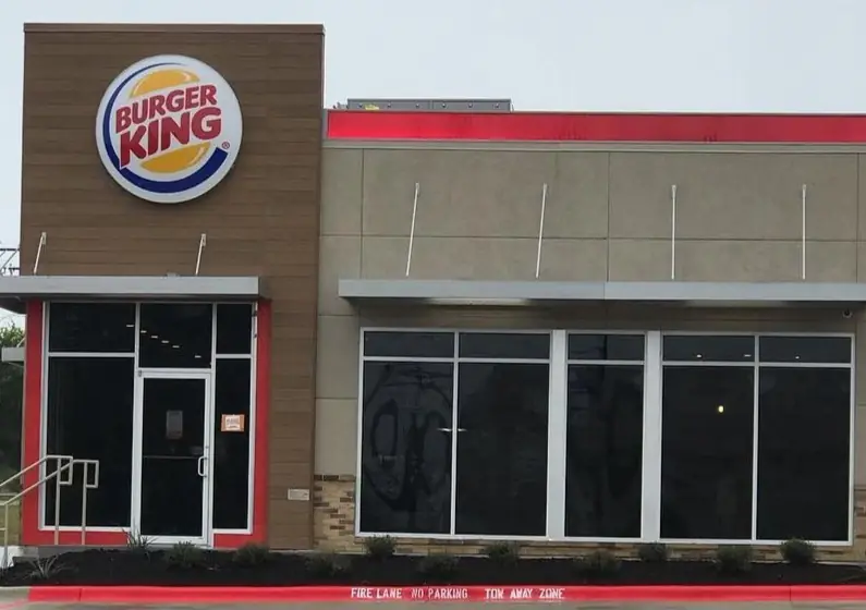Burger King storefront glazing